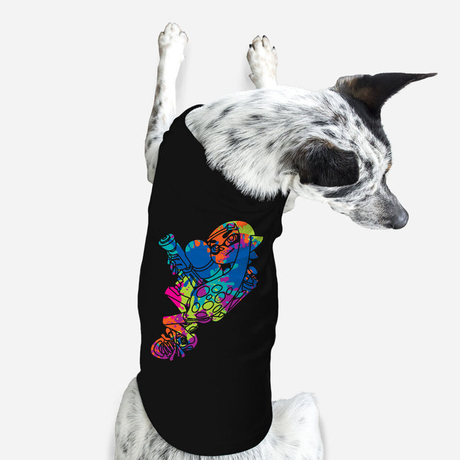 Splatter Girl-dog basic pet tank-dalethesk8er