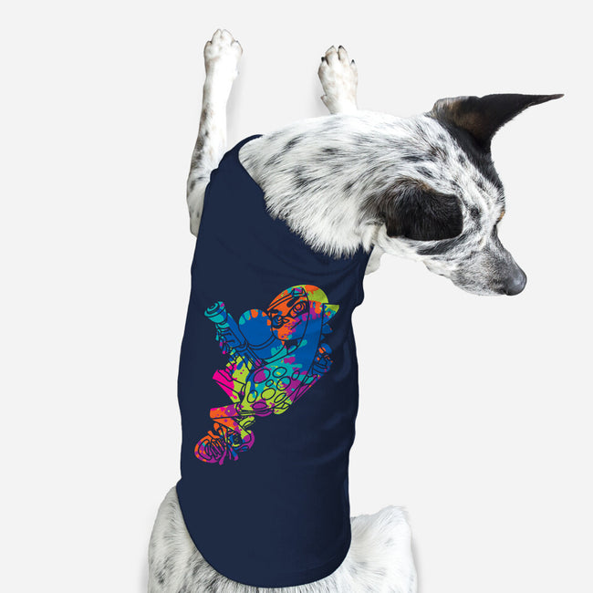 Splatter Girl-dog basic pet tank-dalethesk8er