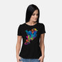 Splatter Girl-womens basic tee-dalethesk8er