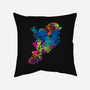 Splatter Girl-none removable cover throw pillow-dalethesk8er