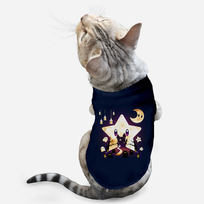 HalloweenStar-cat basic pet tank-Vallina84