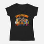 Super Anime Friends-womens v-neck tee-Gomsky