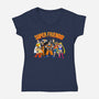 Super Anime Friends-womens v-neck tee-Gomsky