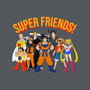 Super Anime Friends-none polyester shower curtain-Gomsky