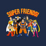 Super Anime Friends-none removable cover w insert throw pillow-Gomsky