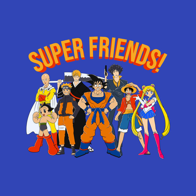 Super Anime Friends-none stretched canvas-Gomsky