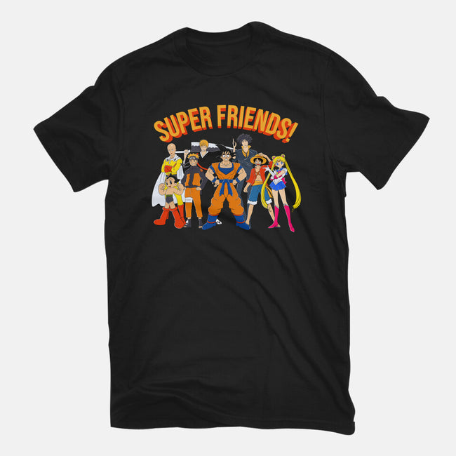Super Anime Friends-youth basic tee-Gomsky