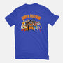 Super Anime Friends-womens fitted tee-Gomsky