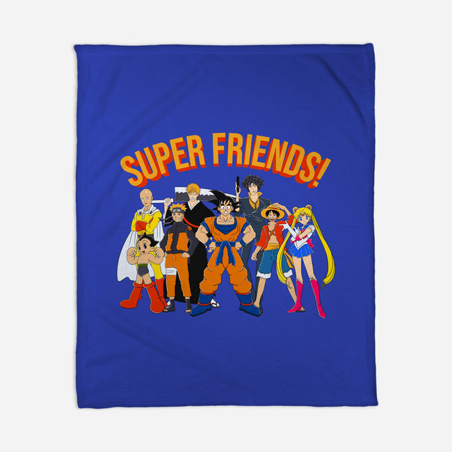 Super Anime Friends-none fleece blanket-Gomsky