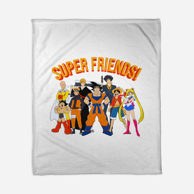 Super Anime Friends-none fleece blanket-Gomsky