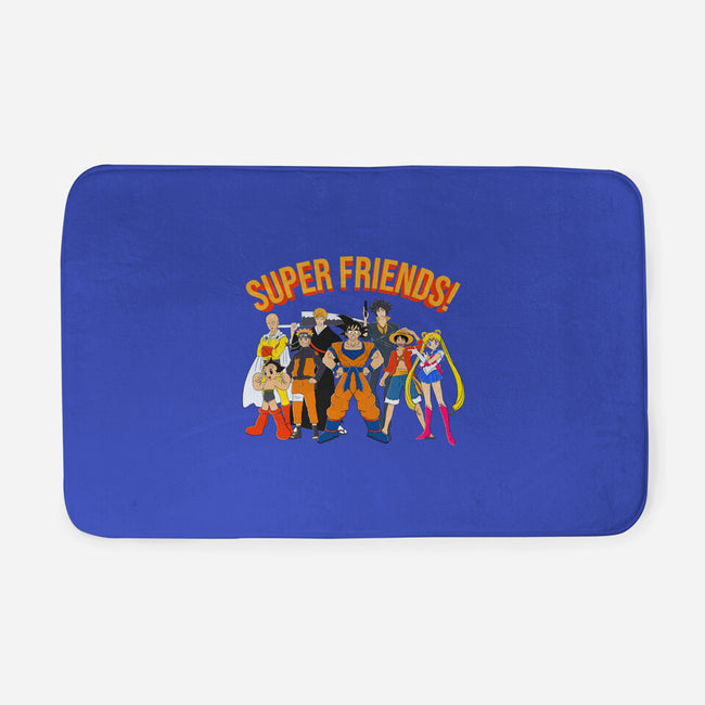 Super Anime Friends-none memory foam bath mat-Gomsky