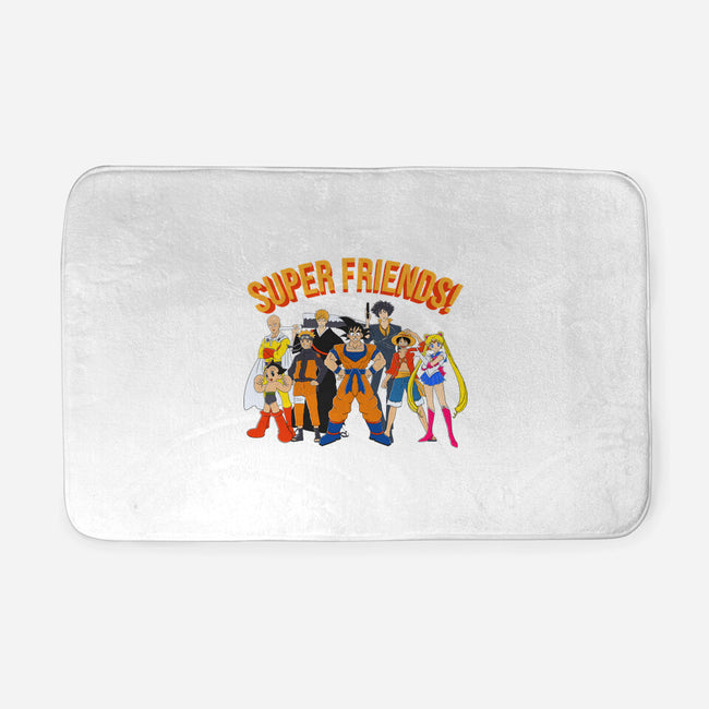 Super Anime Friends-none memory foam bath mat-Gomsky