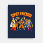 Super Anime Friends-none stretched canvas-Gomsky