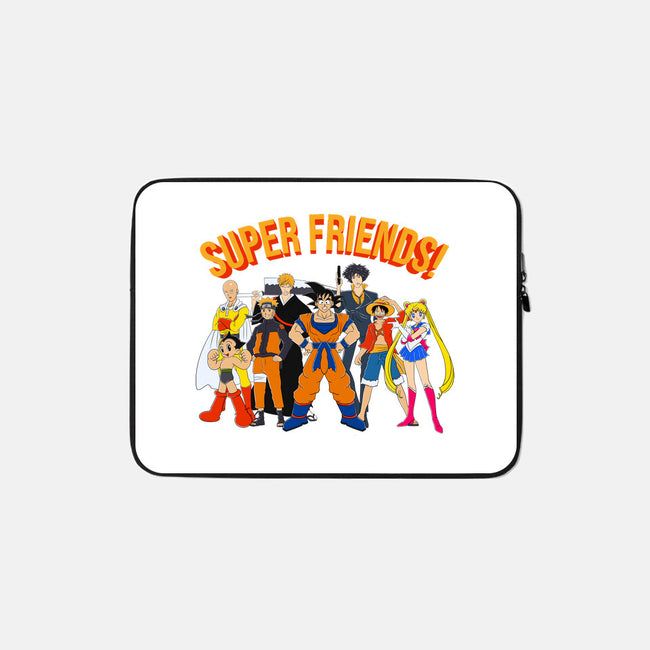 Super Anime Friends-none zippered laptop sleeve-Gomsky