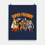 Super Anime Friends-none matte poster-Gomsky