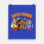 Super Anime Friends-none matte poster-Gomsky