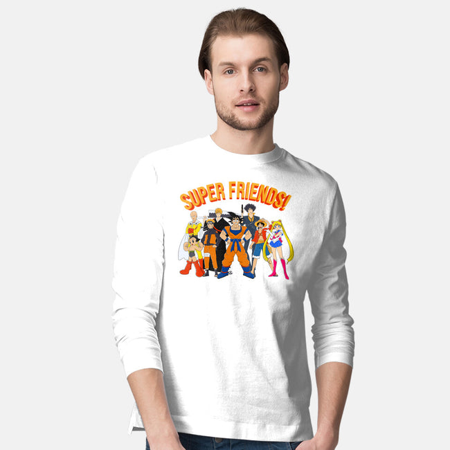 Super Anime Friends-mens long sleeved tee-Gomsky