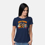 Super Anime Friends-womens basic tee-Gomsky