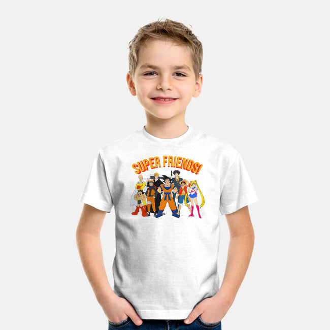 Super Anime Friends-youth basic tee-Gomsky