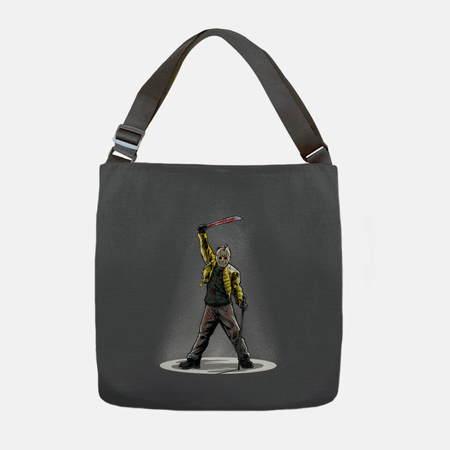 The Slash Must Go On-none adjustable tote bag-zascanauta