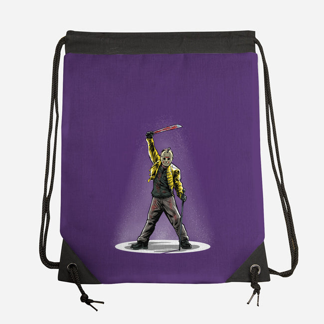 The Slash Must Go On-none drawstring bag-zascanauta