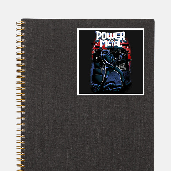 Power Of Metal-none glossy sticker-Diego Oliver