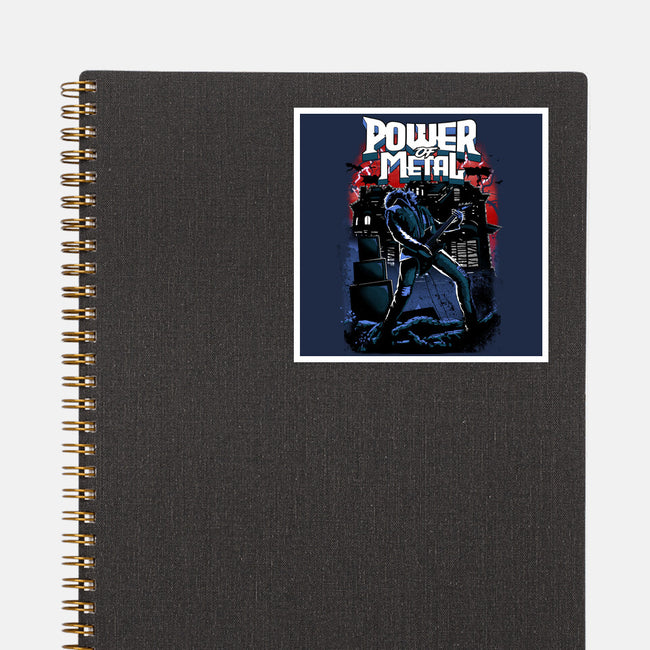 Power Of Metal-none glossy sticker-Diego Oliver