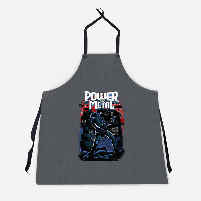 Power Of Metal-unisex kitchen apron-Diego Oliver