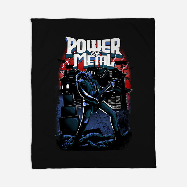 Power Of Metal-none fleece blanket-Diego Oliver