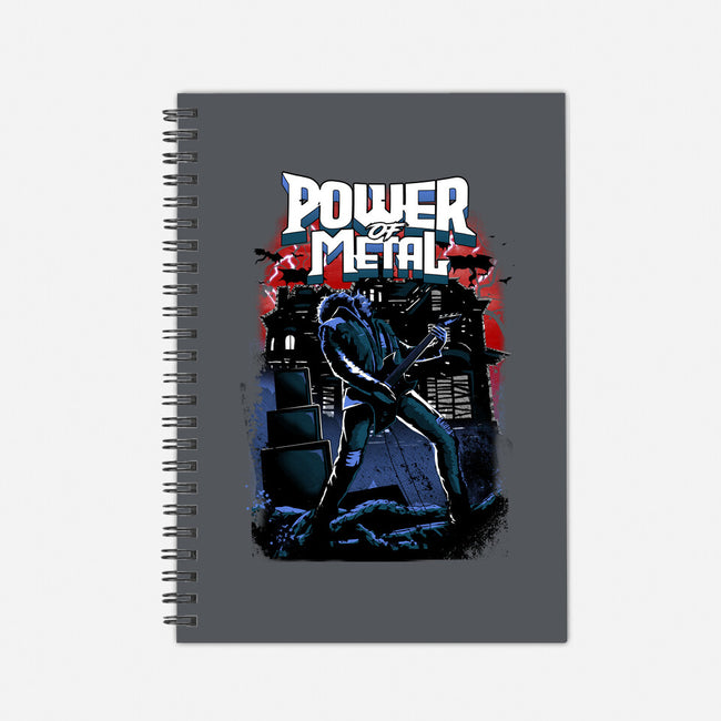 Power Of Metal-none dot grid notebook-Diego Oliver