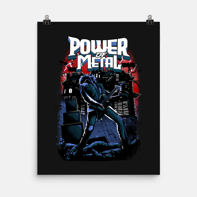 Power Of Metal-none matte poster-Diego Oliver