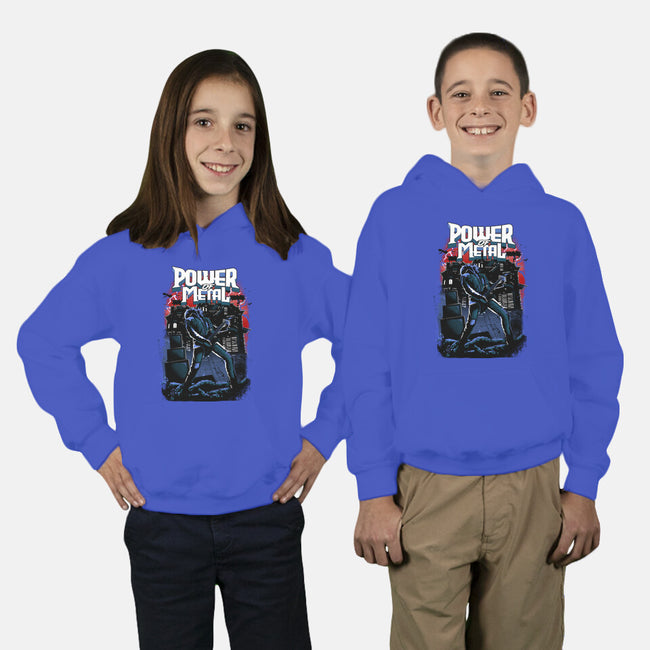 Power Of Metal-youth pullover sweatshirt-Diego Oliver