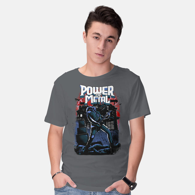 Power Of Metal-mens basic tee-Diego Oliver