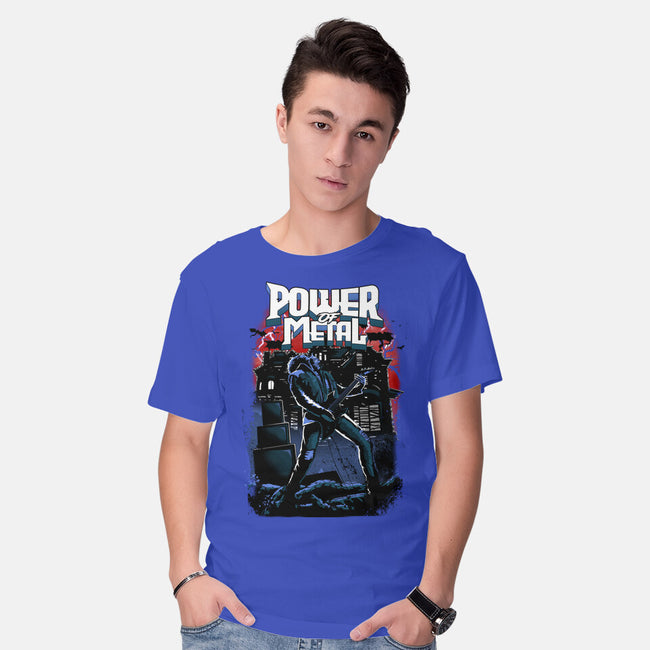 Power Of Metal-mens basic tee-Diego Oliver