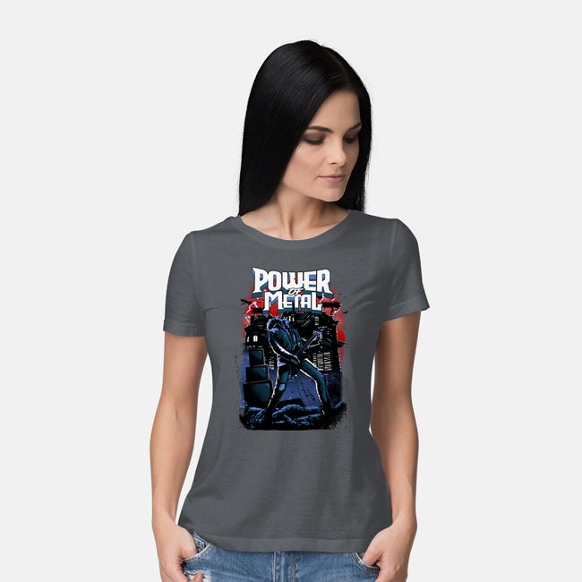Power Of Metal-womens basic tee-Diego Oliver