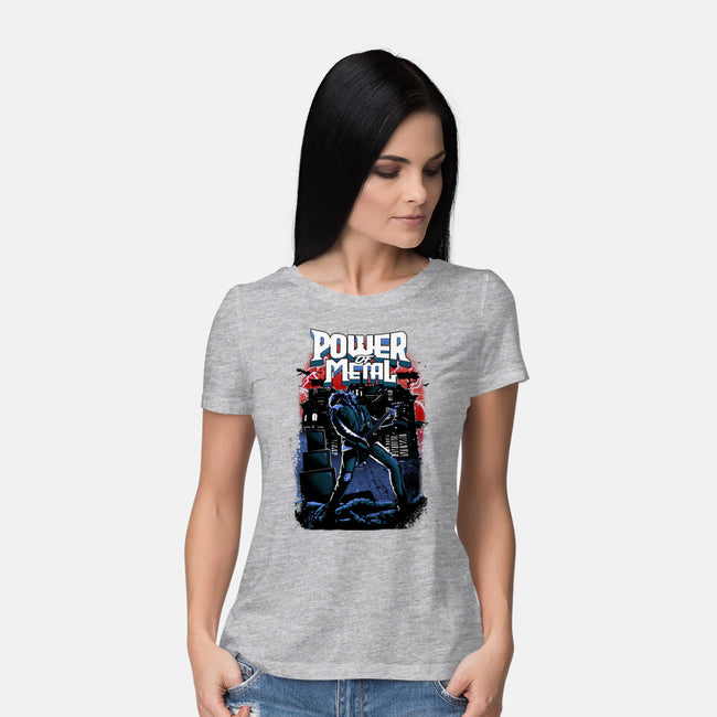 Power Of Metal-womens basic tee-Diego Oliver