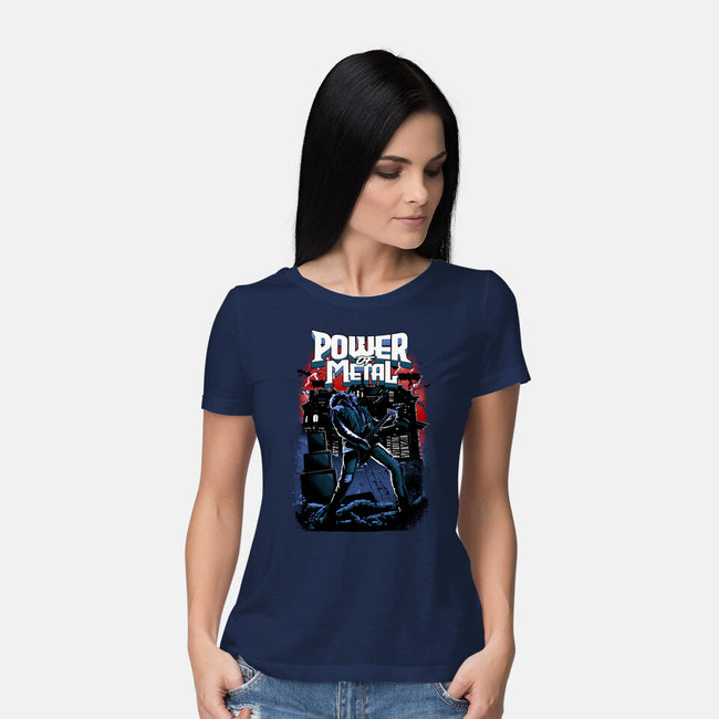 Power Of Metal-womens basic tee-Diego Oliver