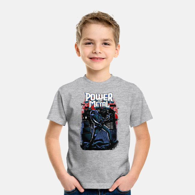Power Of Metal-youth basic tee-Diego Oliver