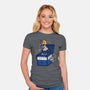 Police Music Box-womens fitted tee-Boggs Nicolas