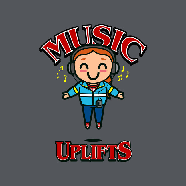 Music Uplifts-womens fitted tee-Boggs Nicolas