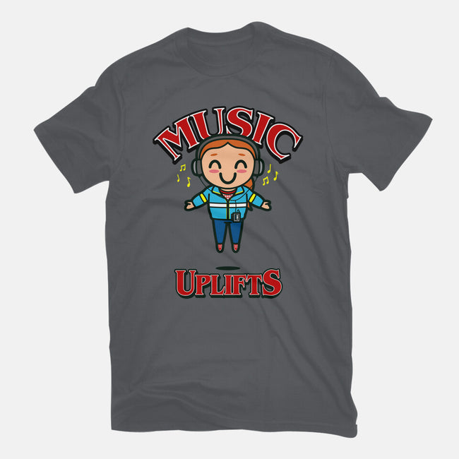 Music Uplifts-mens basic tee-Boggs Nicolas