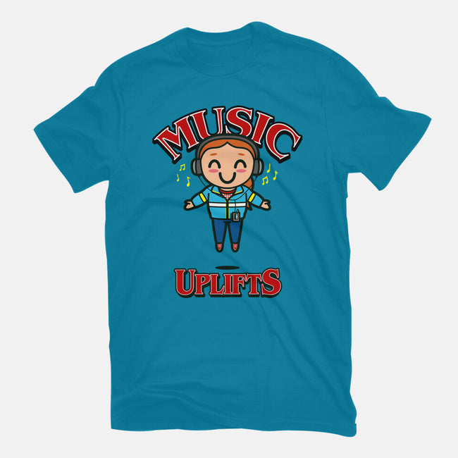 Music Uplifts-womens basic tee-Boggs Nicolas