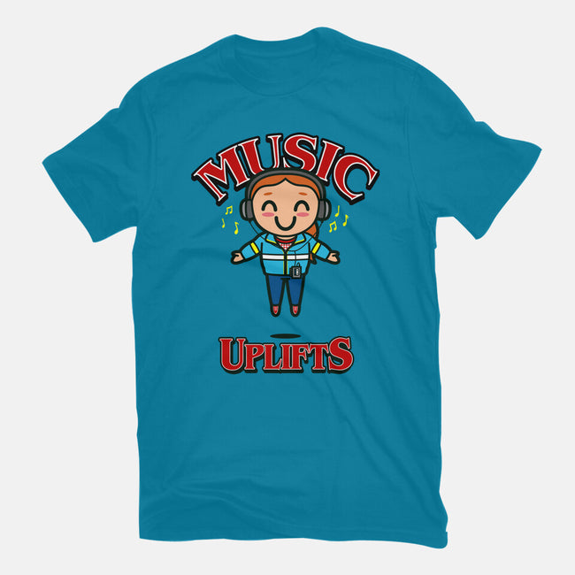 Music Uplifts-unisex basic tee-Boggs Nicolas