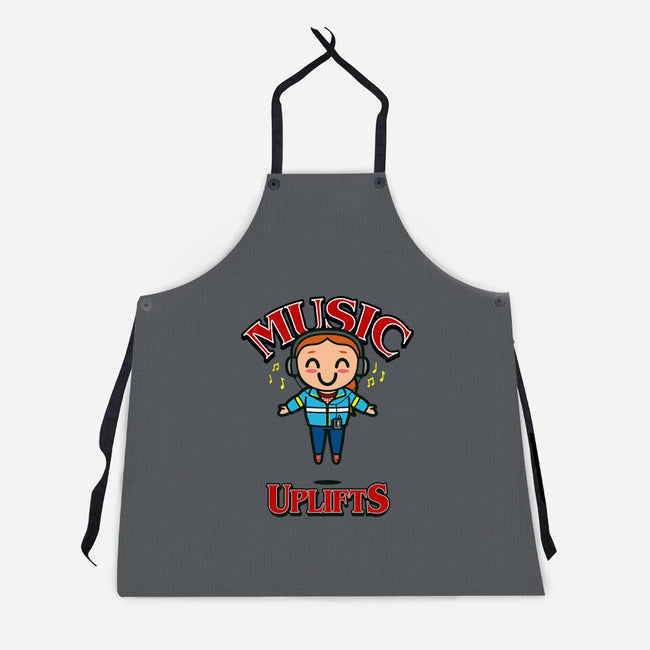 Music Uplifts-unisex kitchen apron-Boggs Nicolas