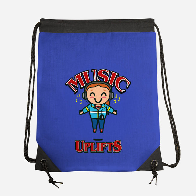 Music Uplifts-none drawstring bag-Boggs Nicolas