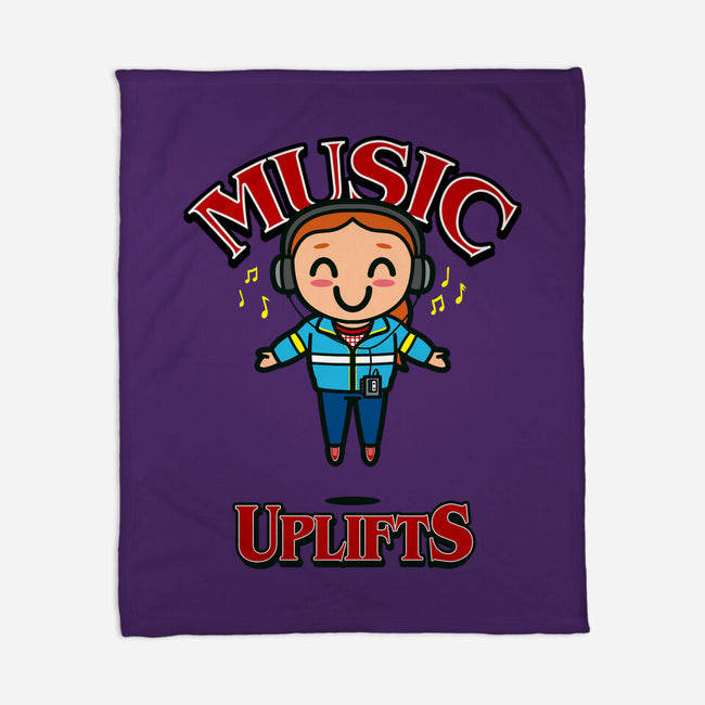 Music Uplifts-none fleece blanket-Boggs Nicolas