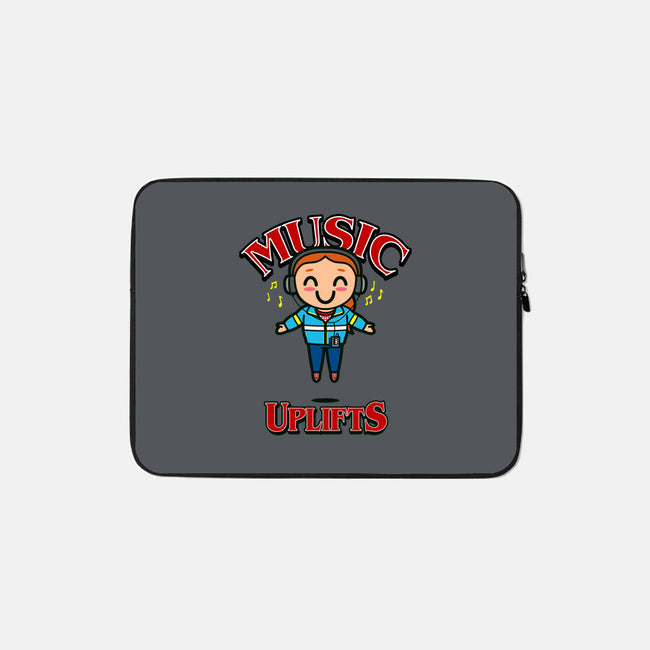 Music Uplifts-none zippered laptop sleeve-Boggs Nicolas