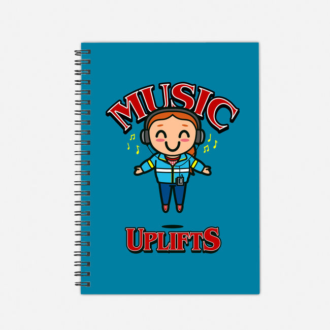 Music Uplifts-none dot grid notebook-Boggs Nicolas