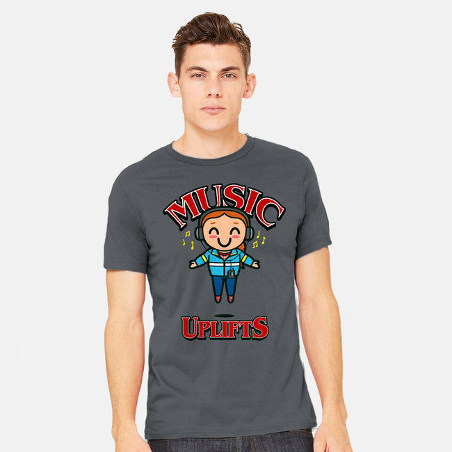 Music Uplifts-mens heavyweight tee-Boggs Nicolas