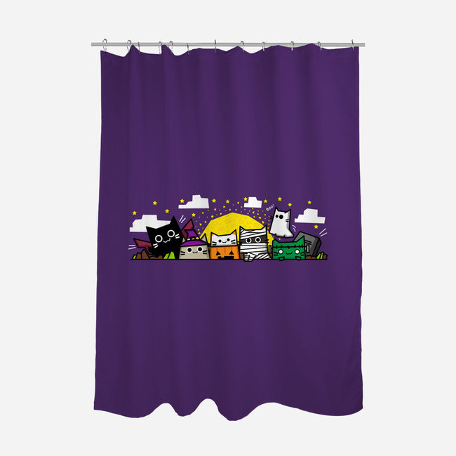 The Spooky Dudes-none polyester shower curtain-bloomgrace28